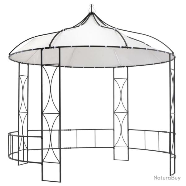 Belv�d�re 300 x 290 cm Blanc Rond