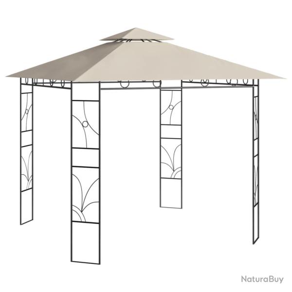 Belv�d�re 3x3x2,7 m Cr�me 160 g/m� alsavelo