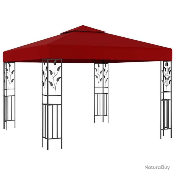 Belv�d�re 3x3 m Rouge bordeaux