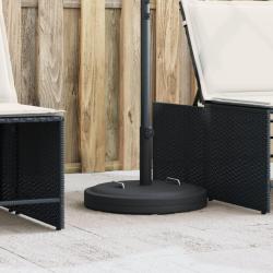 Base de parasol avec poign&eacute;es pour m&acirc;ts &Oslash;38 / 48 mm 25 kg rond