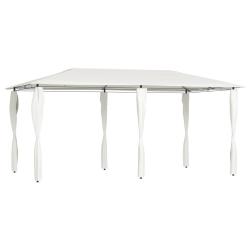 Belv&eacute;d&egrave;re avec rev&ecirc;tement de poteaux 2,98x5,3x2,59 m 160 g/m&sup2;