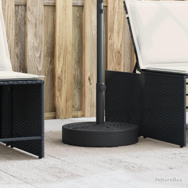 Base de parasol pour m�ts �38 / 48 mm 25 kg rond