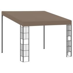 Belv&eacute;d&egrave;re mural 3x3 m Taupe Tissu