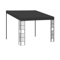 Belv&eacute;d&egrave;re mural 3x3 m Anthracite Tissu