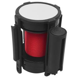 Barri&egrave;re &agrave; bande r&eacute;tractable 200 cm Rouge