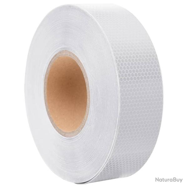 Bande r�fl�chissante Blanc 5 cmx50 m PVC