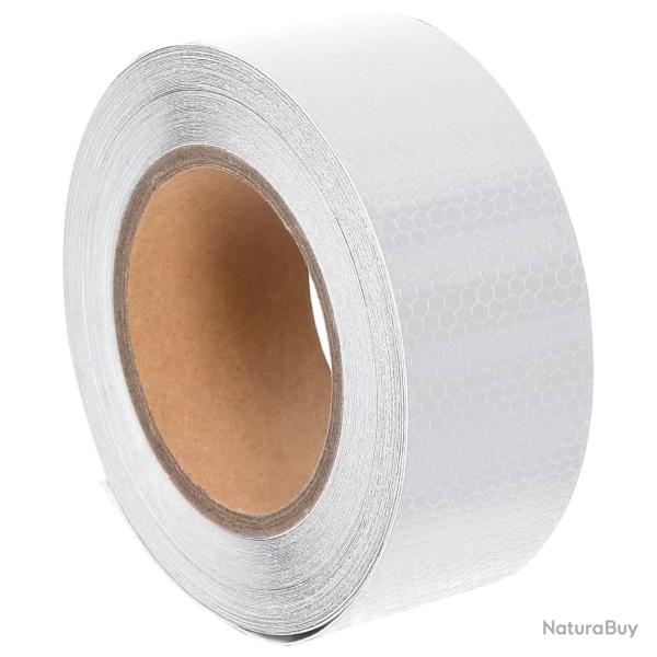 Bande r�fl�chissante Blanc 5 cmx20 m PVC