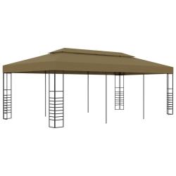 Belv&eacute;d&egrave;re 6x3x2,7 m Taupe 180 g/m&sup2; alsavelo