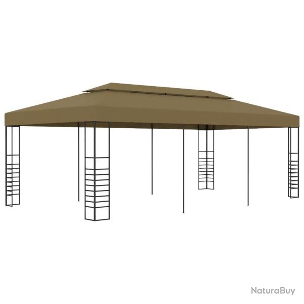 Belv�d�re 6x3x2,7 m Taupe 180 g/m�