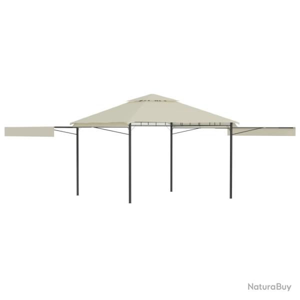 Belv�d�re avec double toits �tendus 3x3x2,75 m Cr�me 180 g/m� alsavelo