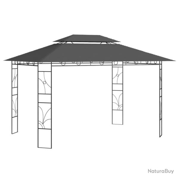 Belv�d�re 4x3x2,7 m Anthracite 160 g/m� alsavelo