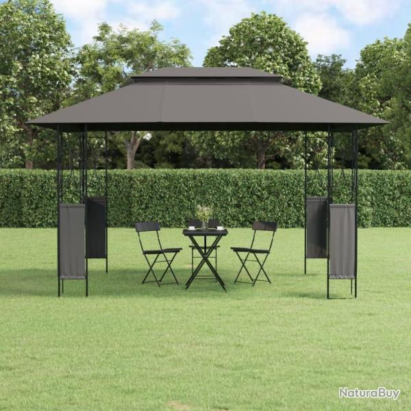Belv�d�re avec toit anthracite 400x300x270 cm acier alsavelo