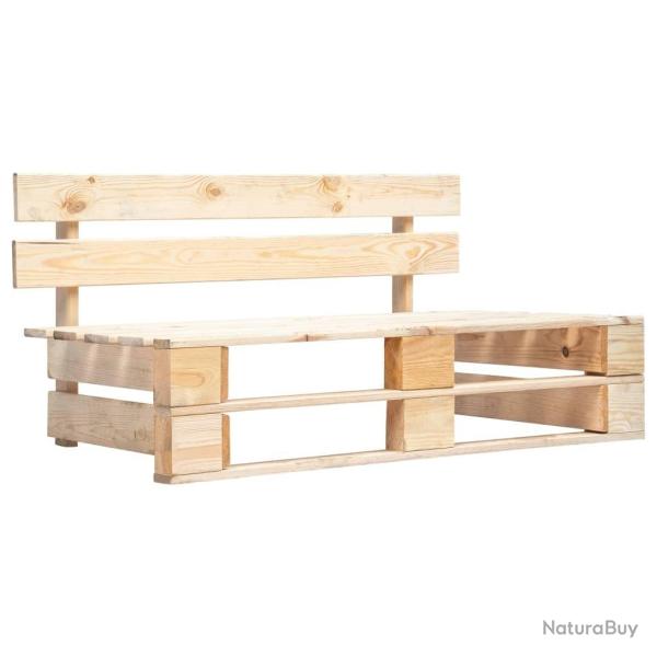 Banc palette de jardin bois alsavelo