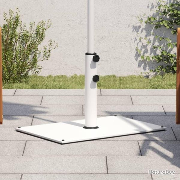 Base de parasol pour m�ts �32/38/48 mm 15 kg rectangulaire