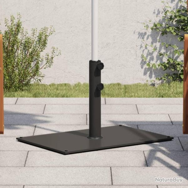 Base de parasol pour m�ts �32/38/48 mm 15 kg rectangulaire