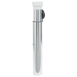 Base de parasol enterr&eacute;e pour m&acirc;t 40-50 mm argent&eacute; aluminium alsavelo