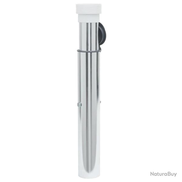 Base de parasol enterr�e pour m�t 40-50 mm argent� aluminium