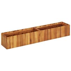 Lit sur&eacute;lev&eacute; de jardin 150x30x25 cm Bois massif d'acacia