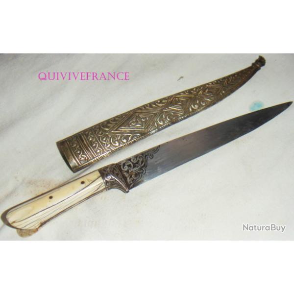 AB3083 - BISHAQ COUTEAU OTTOMAN BALKANS - D�but XIXe.