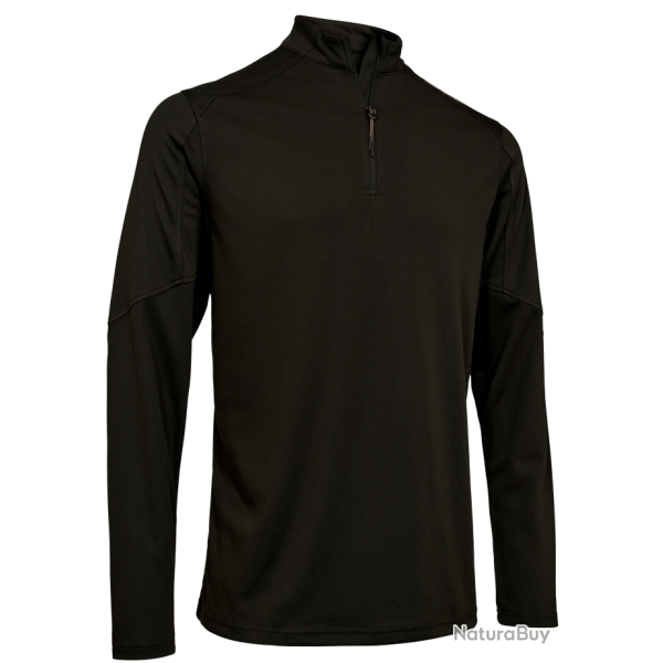 Tee shirt zipp� manches longues Climate technologie 37.5 DEERHUNTER