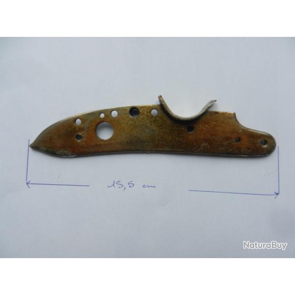 pice dtache platine pour fusil  silex ancien