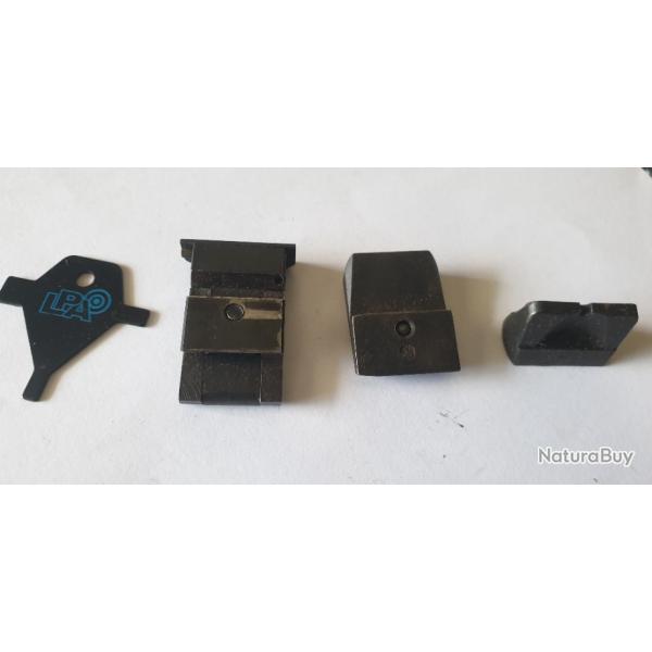 Lot de hausses  armes de poing