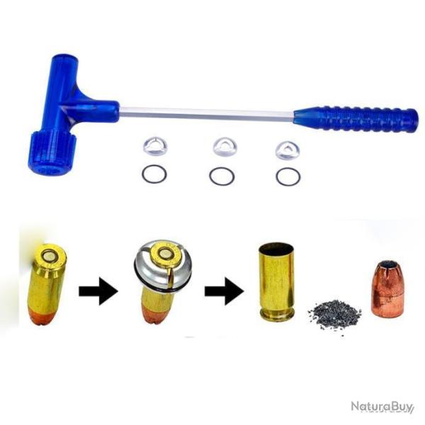 MARTEAU EXTRACTEUR DE BALLE � IMPACT - BLEU - LIVRAISON GRATUITE