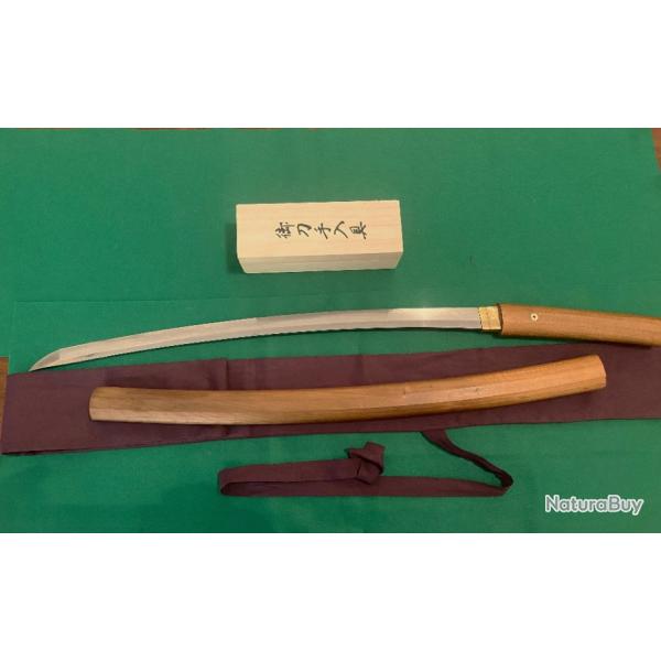 Wakizashi tamahagana  Muromachi sign� Kiyomitsu
