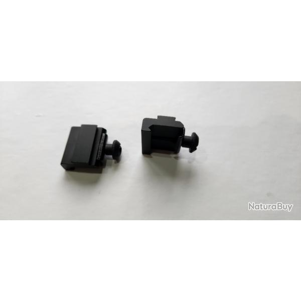 adaptateurs PICATINNY WEAVER vers rail 11 mm