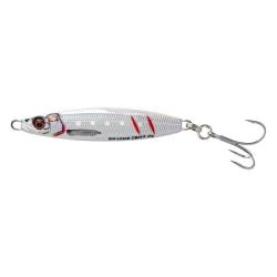 Jig M&eacute;tallique Savage Gear Psycho Sprat 28g 28g 7,7cm Psycho Snowflake