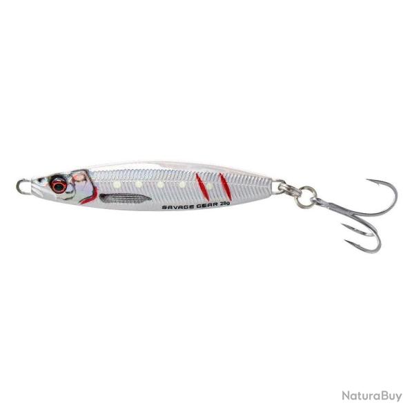 Jig M�tallique Savage Gear Psycho Sprat 35g 35g 8.3cm Psycho Snowflake