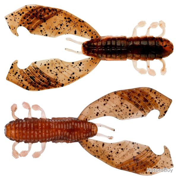 Leurre Souple Gunki Boogie Craw VIB 75 7,5cm 4,4g par 5 Lightning Brown