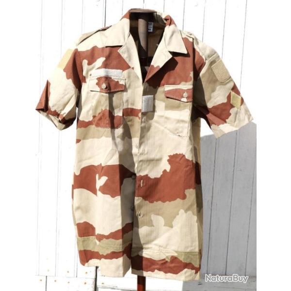 ARMEE FRANCAISE chemisette grande taille rallong�e 45 46 CAMO sable anti moustiques LBV25VET044