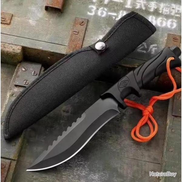 Couteau de survie Outdoor avec �tui