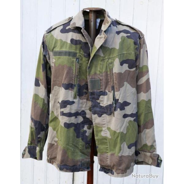 veste de combat F2 CAMO arm�e fran�aise treillis sans �tiquette carrure 53 ref LAN25VST011