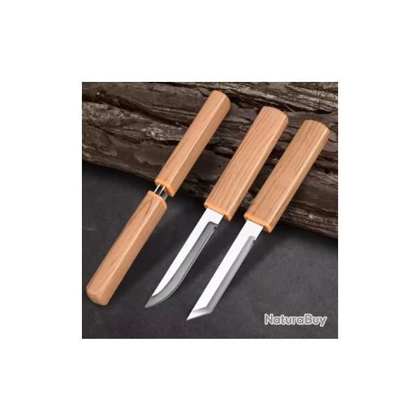 Couteau double lame droit et Tanto � 1� sans prix de r�serve !!