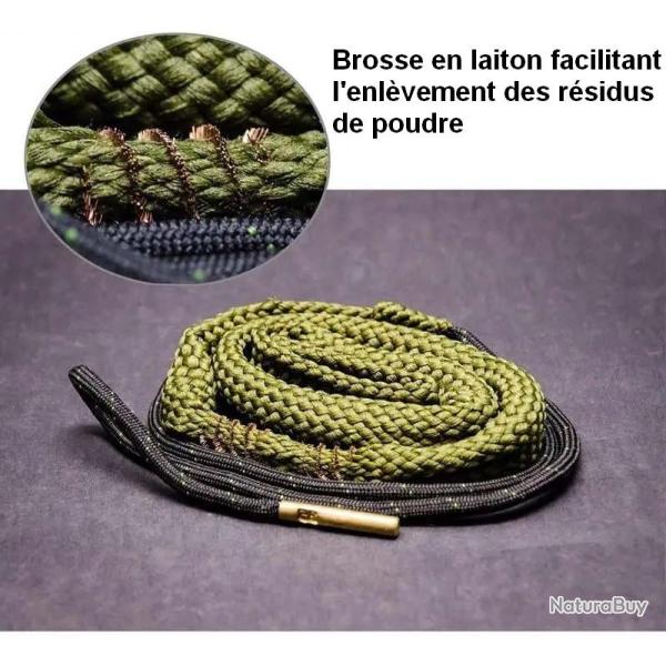 Cordon de Nettoyage Professionnel ac Brosse en Bronze 22LR