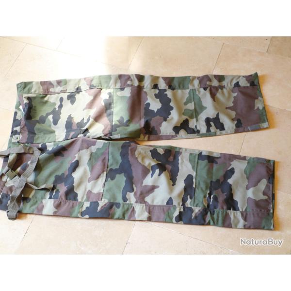 ARMEE FRANCAISE RARE surpantalon imperm�able CAMO 120L PAUL BOYE SETE 1997 LBV25VET035