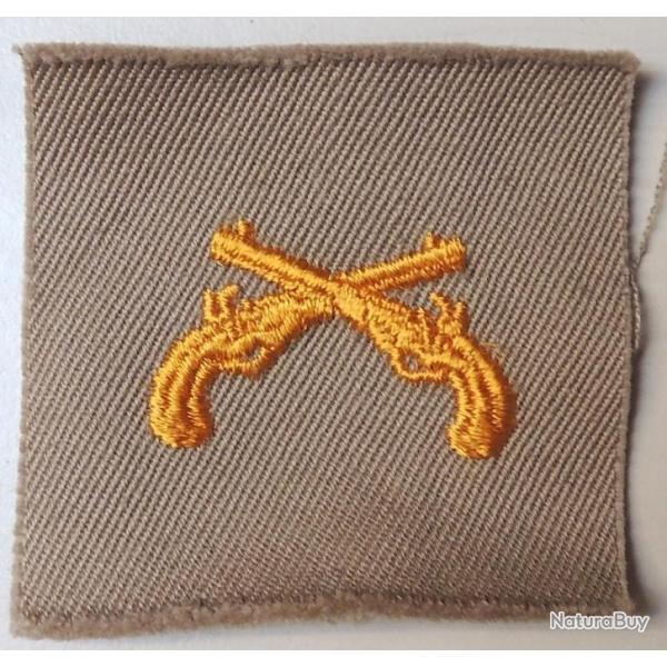 USA authentique collar patch Military Police Corps SAND COLOR 1940/60 pour collection Ne pas porter