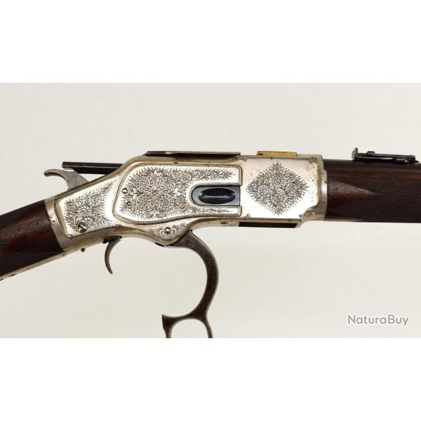WINCHESTER DE LUXE MODELE 1873 CARABINE DE SELLE CALIBRE 44/40 de 1891 - USA XIX� Tr�s bon  U.S.A. X