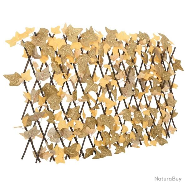 �Treillis de feuille d'�rable artificiel extensible 180x60 cm alsavelo