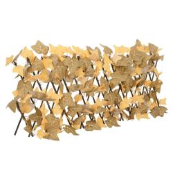 &nbsp;Treillis de feuille d'&eacute;rable artificiel extensible 180x30 cm alsavelo