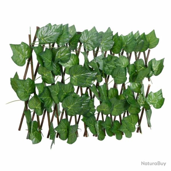 �Treillis de feuille de vigne artificiel extensible 180x20 cm alsavelo