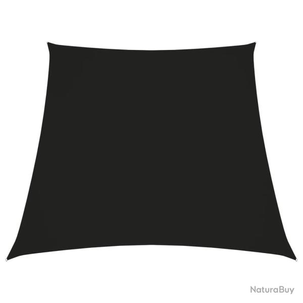 Voile de parasol Tissu Oxford trap�ze 3/5x4 m Noir alsavelo