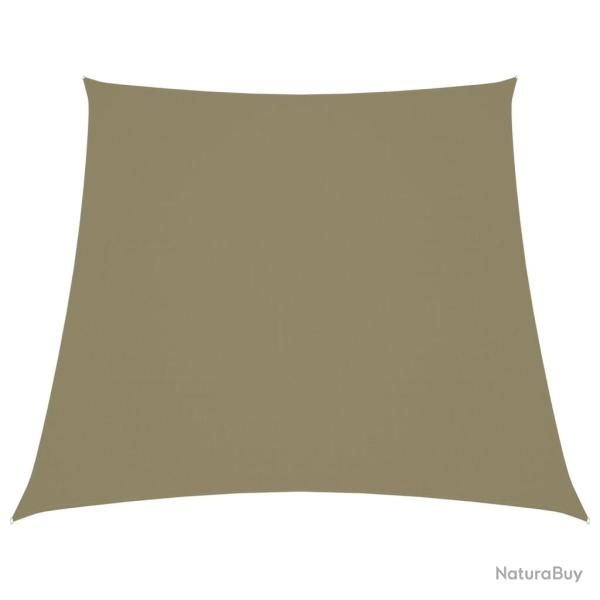 Voile de parasol Tissu Oxford trap�ze 2/4x3 m Beige