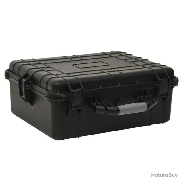 Valise de vol portable Noir 55x43x21 cm PP alsavelo