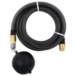 Tuyau d'aspiration avec raccords en laiton noir 1,1" 3 m PVC