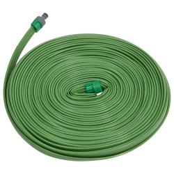 Tuyau d'arrosage &agrave; 3 tubes vert 22,5 m PVC alsavelo