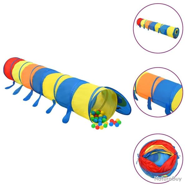 Tunnel de jeu pour enfants Multicolore 245 cm Polyester alsavelo