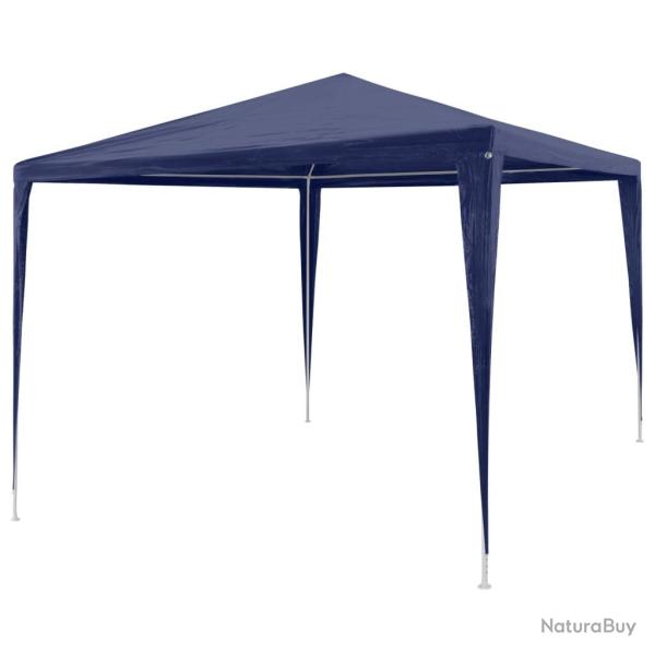 Tonnelle de jardin Tente de r�ception Chapiteau Bleu 3x3m alsavelo